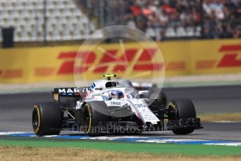 World © Octane Photographic Ltd. Formula 1 – German GP - Race. Williams Martini Racing FW41 – Sergey Sirotkin. Hockenheimring, Baden-Wurttemberg, Germany. Sunday 22nd July 2018.
