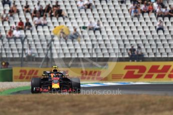 World © Octane Photographic Ltd. Formula 1 – German GP - Race. Aston Martin Red Bull Racing TAG Heuer RB14 – Max Verstappen. Hockenheimring, Baden-Wurttemberg, Germany. Sunday 22nd July 2018.