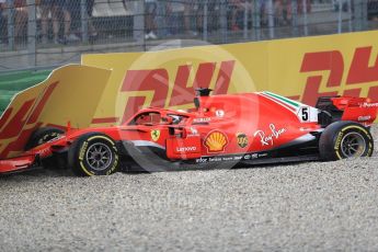 World © Octane Photographic Ltd. Formula 1 – German GP - Race. Scuderia Ferrari SF71-H – Sebastian Vettel. Hockenheimring, Baden-Wurttemberg, Germany. Sunday 22nd July 2018.