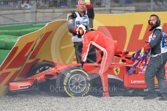 World © Octane Photographic Ltd. Formula 1 – German GP - Race. Scuderia Ferrari SF71-H – Sebastian Vettel. Hockenheimring, Baden-Wurttemberg, Germany. Sunday 22nd July 2018.