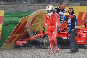 World © Octane Photographic Ltd. Formula 1 – German GP - Race. Scuderia Ferrari SF71-H – Sebastian Vettel. Hockenheimring, Baden-Wurttemberg, Germany. Sunday 22nd July 2018.