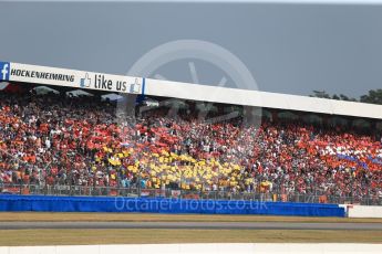 World © Octane Photographic Ltd. Formula 1 – German GP - Race. German flag made up of fan held cards. Hockenheimring, Baden-Wurttemberg, Germany. Sunday 22nd July 2018.