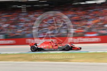 World © Octane Photographic Ltd. Formula 1 – German GP - Race. Scuderia Ferrari SF71-H – Kimi Raikkonen. Hockenheimring, Baden-Wurttemberg, Germany. Sunday 22nd July 2018.
