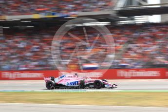 World © Octane Photographic Ltd. Formula 1 – German GP - Race. Sahara Force India VJM11 - Sergio Perez. Hockenheimring, Baden-Wurttemberg, Germany. Sunday 22nd July 2018.