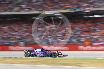 World © Octane Photographic Ltd. Formula 1 – German GP - Race. Scuderia Toro Rosso STR13 – Brendon Hartley. Hockenheimring, Baden-Wurttemberg, Germany. Sunday 22nd July 2018.
