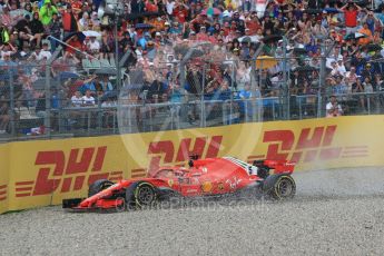 World © Octane Photographic Ltd. Formula 1 – German GP - Race. Scuderia Ferrari SF71-H – Sebastian Vettel. Hockenheimring, Baden-Wurttemberg, Germany. Sunday 22nd July 2018.