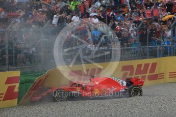 World © Octane Photographic Ltd. Formula 1 – German GP - Race. Scuderia Ferrari SF71-H – Sebastian Vettel. Hockenheimring, Baden-Wurttemberg, Germany. Sunday 22nd July 2018.