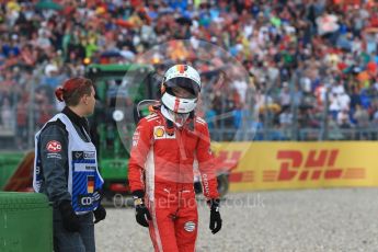 World © Octane Photographic Ltd. Formula 1 – German GP - Race. Scuderia Ferrari SF71-H – Sebastian Vettel. Hockenheimring, Baden-Wurttemberg, Germany. Sunday 22nd July 2018.