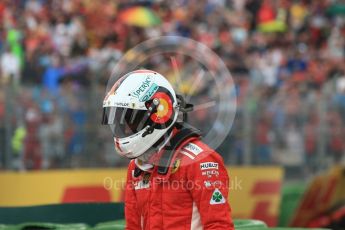 World © Octane Photographic Ltd. Formula 1 – German GP - Race. Scuderia Ferrari SF71-H – Sebastian Vettel. Hockenheimring, Baden-Wurttemberg, Germany. Sunday 22nd July 2018.