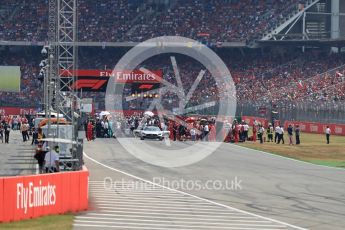 World © Octane Photographic Ltd. Formula 1 – German GP - Race. The grid preparations. Hockenheimring, Baden-Wurttemberg, Germany. Sunday 22nd July 2018.