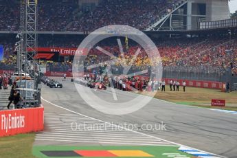 World © Octane Photographic Ltd. Formula 1 – German GP - Race. Ready for green flag lap. Hockenheimring, Baden-Wurttemberg, Germany. Sunday 22nd July 2018.