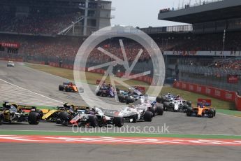 World © Octane Photographic Ltd. Formula 1 – German GP - Race. Haas F1 Team VF-18 – Romain Grosjean. Hockenheimring, Baden-Wurttemberg, Germany. Sunday 22nd July 2018.