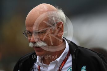 World © Octane Photographic Ltd. Formula 1 - German GP - Paddock. Dieter Zetsche - Chairman of the Board of Management of Daimler AG and Head of Mercedes-Benz Cars. Hockenheimring, Baden-Wurttemberg, Germany. Sunday 22nd July 2018.