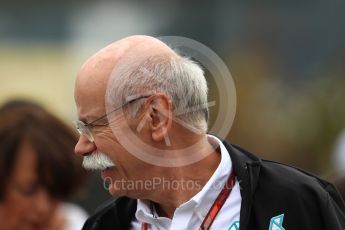 World © Octane Photographic Ltd. Formula 1 - German GP - Paddock. Dieter Zetsche - Chairman of the Board of Management of Daimler AG and Head of Mercedes-Benz Cars. Hockenheimring, Baden-Wurttemberg, Germany. Sunday 22nd July 2018.