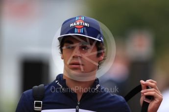 World © Octane Photographic Ltd. Formula 1 – German GP - Paddock. Williams Martini Racing FW41 – Lance Stroll. Hockenheimring, Baden-Wurttemberg, Germany. Sunday 22nd July 2018.