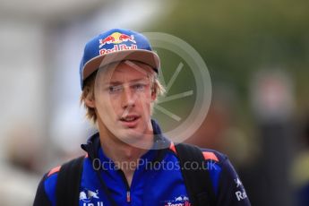 World © Octane Photographic Ltd. Formula 1 – German GP - Paddock. Scuderia Toro Rosso STR13 – Brendon Hartley. Hockenheimring, Baden-Wurttemberg, Germany. Sunday 22nd July 2018.