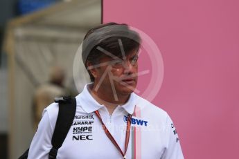 World © Octane Photographic Ltd. Formula 1 - German GP - Paddock. Andy Stevenson - Sporting Director of Sahara Force India. Hockenheimring, Baden-Wurttemberg, Germany. Sunday 22nd July 2018.