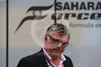 World © Octane Photographic Ltd. Formula 1 - German GP - Paddock. Otmar Szafnauer - Chief Operating Officer of Sahara Force India. Hockenheimring, Baden-Wurttemberg, Germany. Sunday 22nd July 2018.