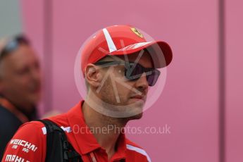 World © Octane Photographic Ltd. Formula 1 – German GP - Paddock. Scuderia Ferrari SF71-H – Sebastian Vettel. Hockenheimring, Baden-Wurttemberg, Germany. Sunday 22nd July 2018.