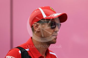 World © Octane Photographic Ltd. Formula 1 – German GP - Paddock. Scuderia Ferrari SF71-H – Sebastian Vettel. Hockenheimring, Baden-Wurttemberg, Germany. Sunday 22nd July 2018.