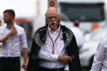 World © Octane Photographic Ltd. Formula 1 - German GP - Paddock. Dieter Zetsche - Chairman of the Board of Management of Daimler AG and Head of Mercedes-Benz Cars. Hockenheimring, Baden-Wurttemberg, Germany. Sunday 22nd July 2018.