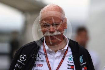 World © Octane Photographic Ltd. Formula 1 - German GP - Paddock. Dieter Zetsche - Chairman of the Board of Management of Daimler AG and Head of Mercedes-Benz Cars. Hockenheimring, Baden-Wurttemberg, Germany. Sunday 22nd July 2018.