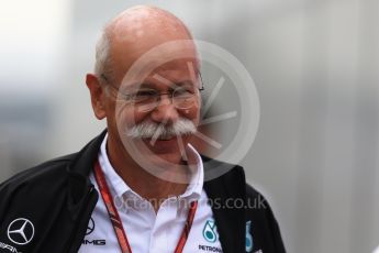 World © Octane Photographic Ltd. Formula 1 - German GP - Paddock. Dieter Zetsche - Chairman of the Board of Management of Daimler AG and Head of Mercedes-Benz Cars. Hockenheimring, Baden-Wurttemberg, Germany. Sunday 22nd July 2018.