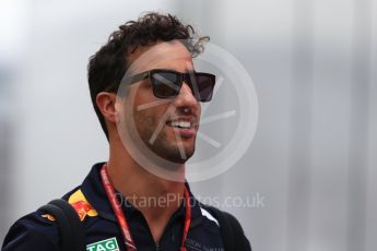 World © Octane Photographic Ltd. Formula 1 – German GP - Paddock. Aston Martin Red Bull Racing TAG Heuer RB14 – Daniel Ricciardo. Hockenheimring, Baden-Wurttemberg, Germany. Sunday 22nd July 2018.