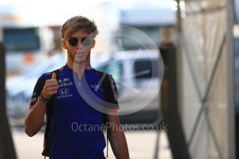 World © Octane Photographic Ltd. Formula 1 – German GP - Paddock. Scuderia Toro Rosso STR13 – Pierre Gasly. Hockenheimring, Baden-Wurttemberg, Germany. Friday 20th July 2018.