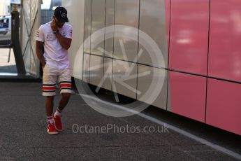 World © Octane Photographic Ltd. Formula 1 – German GP - Paddock. Mercedes AMG Petronas Motorsport AMG F1 W09 EQ Power+ - Lewis Hamilton. Hockenheimring, Baden-Wurttemberg, Germany. Friday 20th July 2018.