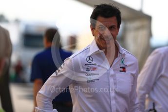 World © Octane Photographic Ltd. Formula 1 - German GP - Paddock. Toto Wolff - Executive Director & Head of Mercedes-Benz Motorsport. Hockenheimring, Baden-Wurttemberg, Germany. Friday 20th July 2018.