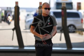 World © Octane Photographic Ltd. Formula 1 – German GP - Paddock. Mercedes AMG Petronas Motorsport AMG F1 W09 EQ Power+ - Valtteri Bottas. Hockenheimring, Baden-Wurttemberg, Germany. Friday 20th July 2018.