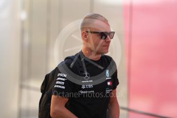 World © Octane Photographic Ltd. Formula 1 – German GP - Paddock. Mercedes AMG Petronas Motorsport AMG F1 W09 EQ Power+ - Valtteri Bottas. Hockenheimring, Baden-Wurttemberg, Germany. Friday 20th July 2018.