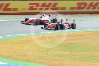 World © Octane Photographic Ltd. ADAC Formula 4 (F4). Van Amersfoort Racing - Liam Lawson and Prema Theodore Racing - Jack Doohan. Hockenheimring Practice, Baden-Wurttemberg, Germany. Thursday 19th July 2018.