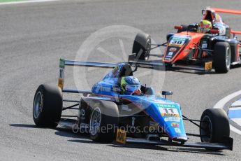 World © Octane Photographic Ltd. ADAC Formula 4 (F4). Jenzer Motorsport - Giorgio Carrara and Van Amersfoort Racing - Liam Lawson. Hockenheimring Practice, Baden-Wurttemberg, Germany. Thursday 19th July 2018.