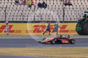 World © Octane Photographic Ltd. ADAC Formula 4 (F4). Van Amersfoort Racing - Charles Weerts and ADAC Berlin-Brandenburg e.V. - Amaury Cordeel. Hockenheimring Qualifying, Baden-Wurttemberg, Germany. Saturday 21st July 2018.
