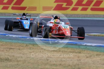 World © Octane Photographic Ltd. ADAC Formula 4 (F4). Prema Theodore Racing - Enzo Fittipaldi and Jenzer Motorsport - Federico Malvestiti. Hockenheimring Qualifying, Baden-Wurttemberg, Germany. Saturday 21st July 2018.