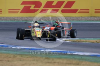 World © Octane Photographic Ltd. ADAC Formula 4 (F4). Neuhauser Racing - Sebastian Estner and Van Amersfoort Racing - Joey Alders. Hockenheimring Qualifying, Baden-Wurttemberg, Germany. Saturday 21st July 2018.