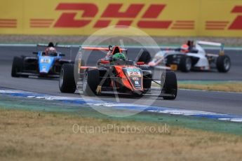 World © Octane Photographic Ltd. ADAC Formula 4 (F4). Van Amersfoort Racing - Joey Alders, Jenzer Motorsport - Gregoire Saucy and US Racing - CHRS - Mick Wishofer. . Hockenheimring Qualifying, Baden-Wurttemberg, Germany. Saturday 21st July 2018.