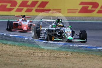 World © Octane Photographic Ltd. ADAC Formula 4 (F4). US Racing - CHRS - Lirim Zendeli and Prema Theodore Racing - Jack Doohan. Hockenheimring Qualifying, Baden-Wurttemberg, Germany. Saturday 21st July 2018.