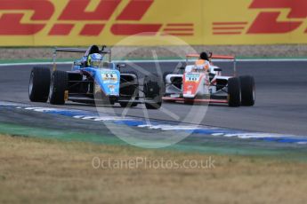 World © Octane Photographic Ltd. ADAC Formula 4 (F4). Jenzer Motorsport - Giorgio Carrara and KIC Driving Academy - Konsta Lappalainen. Hockenheimring Qualifying, Baden-Wurttemberg, Germany. Saturday 21st July 2018.