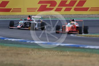 World © Octane Photographic Ltd. ADAC Formula 4 (F4). Prema Theodore Racing - Enzo Fittipaldi and US Racing - CHRS - Mick Wishofer. Hockenheimring Qualifying, Baden-Wurttemberg, Germany. Saturday 21st July 2018.