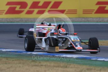 World © Octane Photographic Ltd. ADAC Formula 4 (F4). US Racing - CHRS - Mick Wishofer and ADAC Berlin-Brandenburg e.V. - Leon Kohler. Hockenheimring Qualifying, Baden-Wurttemberg, Germany. Saturday 21st July 2018.