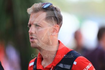 World © Octane Photographic Ltd. Formula 1 – German GP - Paddock. Scuderia Ferrari SF71-H – Sebastian Vettel. Hockenheimring, Baden-Wurttemberg, Germany. Thursday 19th July 2018.