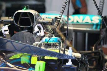 World © Octane Photographic Ltd. Formula 1 – German GP - Pitlane. Mercedes AMG Petronas Motorsport AMG F1 W09 EQ Power+. Hockenheimring, Baden-Wurttemberg, Germany. Thursday 19th July 2018.