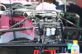 World © Octane Photographic Ltd. Formula 1 – German GP - Pitlane. Sahara Force India VJM11. Hockenheimring, Baden-Wurttemberg, Germany. Thursday 19th July 2018.