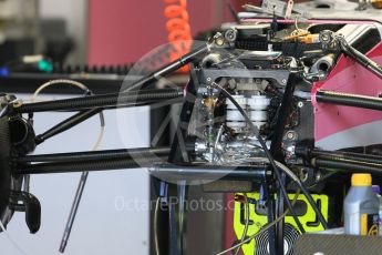 World © Octane Photographic Ltd. Formula 1 – German GP - Pitlane. Sahara Force India VJM11. Hockenheimring, Baden-Wurttemberg, Germany. Thursday 19th July 2018.