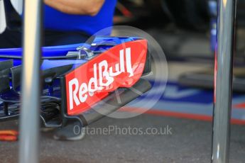 World © Octane Photographic Ltd. Formula 1 – German GP - Pitlane. Scuderia Toro Rosso STR13. Hockenheimring, Baden-Wurttemberg, Germany. Thursday 19th July 2018.