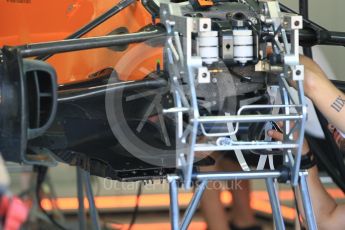 World © Octane Photographic Ltd. Formula 1 – German GP - Pitlane. McLaren MCL33. Hockenheimring, Baden-Wurttemberg, Germany. Thursday 19th July 2018.