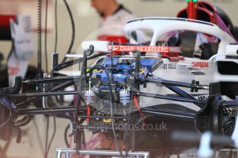 World © Octane Photographic Ltd. Formula 1 – German GP - Pitlane. Alfa Romeo Sauber F1 Team C37. Hockenheimring, Baden-Wurttemberg, Germany. Thursday 19th July 2018.